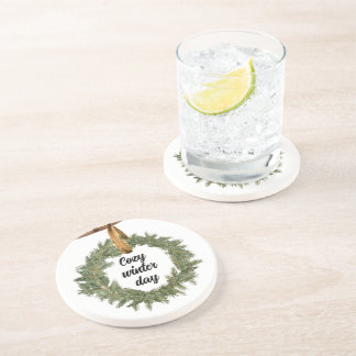 居心地の良い冬日 コースター