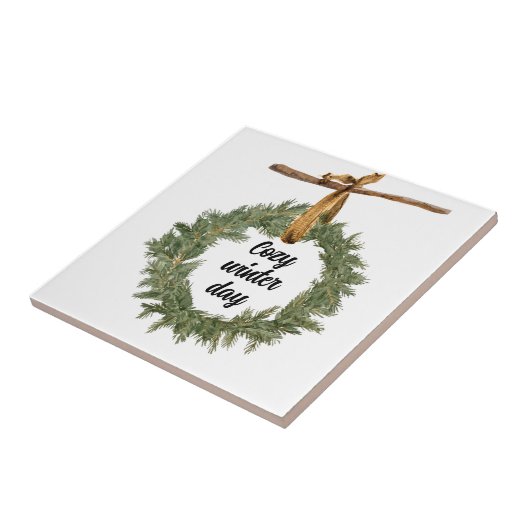 居心地の良い冬日 タイル (側面)