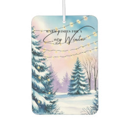 居心地の良い冬景色 カーエアーフレッシュナー