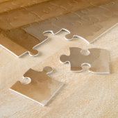 居心地の良い勉強ルームと猫 ジグソーパズル (側面)