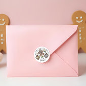 居心地の良い可愛いハロウィーンクリスマス封筒用シール ラウンドシール