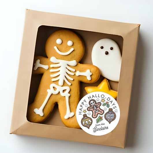 居心地の良い可愛いハロウィーンクリスマス封筒用シール ラウンドシール