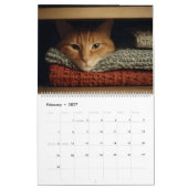 居心地の良い場所の猫たち 2026 カレンダー (2月 2027)