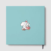 居心地の良い子犬の夢 – ホットチョコレートとクリスマス ゲストブック (裏面)