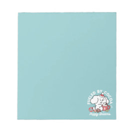 居心地の良い子犬の夢 – ホットチョコレートとクリスマス ノートパッド