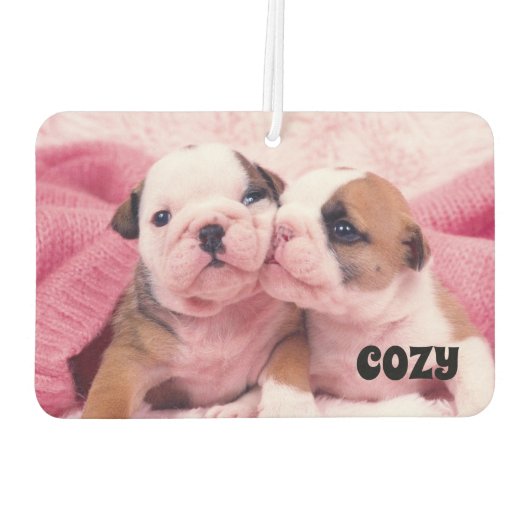 居心地の良い子犬エアフレッシュナー カーエアーフレッシュナー (裏面)