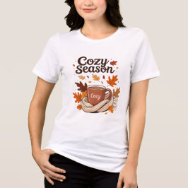 居心地の良い季節のオートムンフォールビブス コーヒー トライブレンドTシャツ