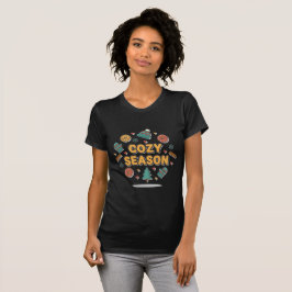 居心地の良い季節のホリデー要素 - スタイルB Tシャツ
