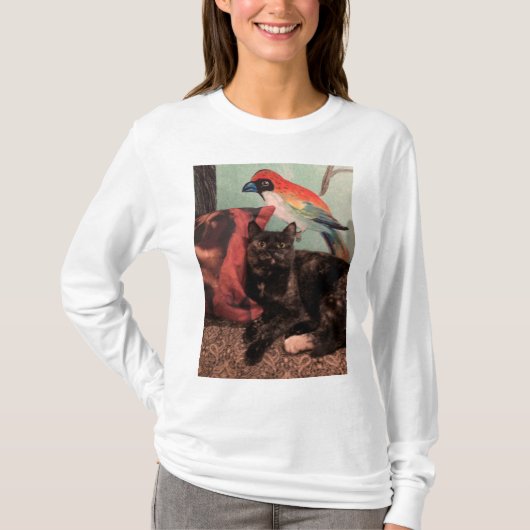 居心地の良い屋内フェラル Tシャツ (正面)