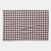 居心地の良い市松模様に冬のキッチンタオル キッチンタオル (横)