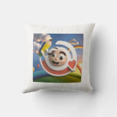 「居心地の良い心地よい:ソフトとスタイリッシュ装飾用クッション クッション (裏面)