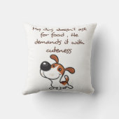 居心地の良い心地よいfor愛犬家- Paw-some クッション (裏面)