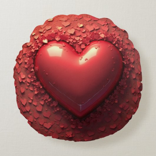 居心地の良い愛の瞬間 ラウンドクッション (正面)