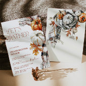 居心地の良い感謝祭招待状- Let's Gather 招待状