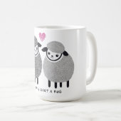 居心地の良い抱擁 コーヒーマグカップ (正面右)