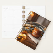 居心地の良い暖かいキャンドルライト夕べ プランナー手帳 (ディスプレー)