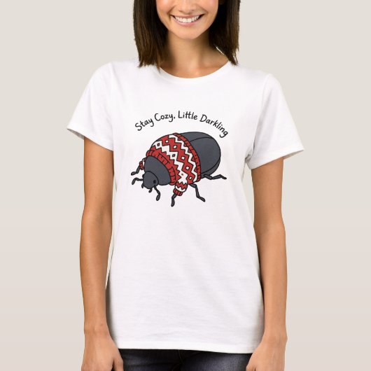 居心地の良い暗黒の甲虫 Tシャツ (正面)