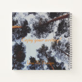 居心地の良い木々が毎日撮影 ノートブック (裏面)