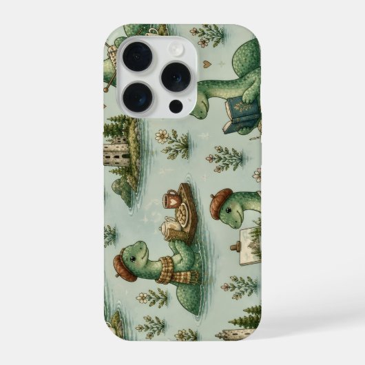 居心地の良い未知の生物 ネッシー ネス湖のモンスター 趣味 iPhoneケース (裏面)