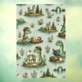 居心地の良い未確認生物 ネッシー ネス湖のモンスター 趣味 ウィンドウサイン (シート3)