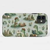 居心地の良い未確認生物 ネッシー ネス湖のモンスター 趣味  Case-Mate iPhoneケース (裏面(横))
