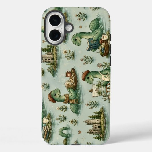 居心地の良い未確認生物 ネッシー ネス湖のモンスター 趣味 Case-Mate iPhoneケース (裏面)