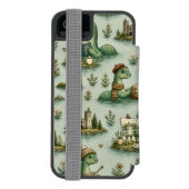 居心地の良い未確認生物 ネッシー ネス湖のモンスター 趣味 INCIPIO iPhoneウォレットケース (フォリオ裏面)