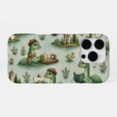 居心地の良い未確認生物 ネッシー ネス湖のモンスター 趣味 iPhoneケース (裏面横)