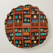 居心地の良い本棚 ラウンドクッション (裏面)