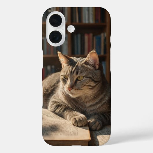 居心地の良い本猫 Case-Mate iPhoneケース (裏面)