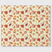 居心地の良い栗と離れシームレームラッピング紙 ラッピングペーパー (フラット)