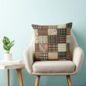 居心地の良い格子模様 クッション (椅子)