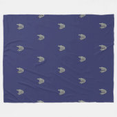 居心地の良い権利 – ハロウィーンブランケット フリースブランケット (正面(横))