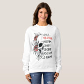 居心地の良い殺人ショーSweatshirt - '私は殺人番組が好き スウェットシャツ (正面フル)