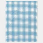 居心地の良い海軍とブループライドの暖かさの毛布 フリースブランケット (正面)