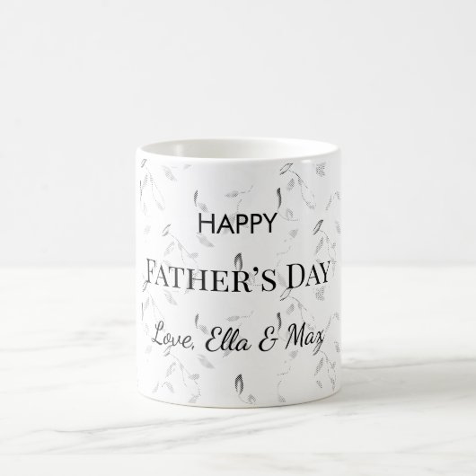 居心地の良い父の日の毛布 コーヒーマグカップ (中央)