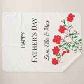 居心地の良い父の日の毛布 シェルパブランケット (正面(横))