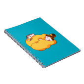 居心地の良い猫と眠る少女 ノートブック (右側)