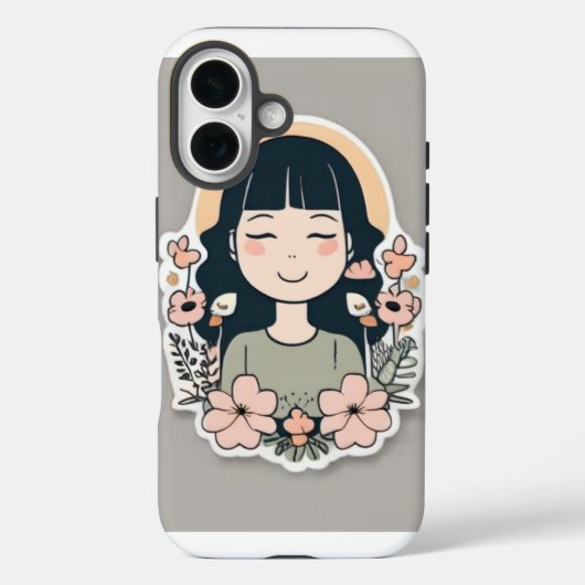 居心地の良い猫昼寝IPhone 16ケース Case-Mate iPhoneケース (裏面)