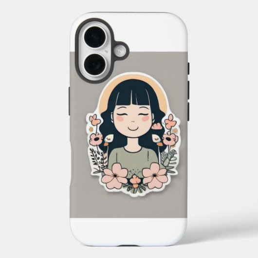 居心地の良い猫昼寝IPhone 16ケース Case-Mate iPhoneケース (裏面)