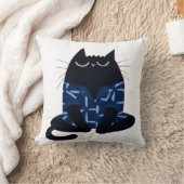 居心地の良い猫枕 クッション (ブランケット)