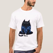 居心地の良い猫 Tシャツ (正面)