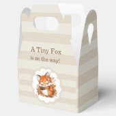 居心地の良い秋のキツネベビーシャワーコージーウッドランドパーティー フェイバーボックス (オープン)