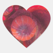 居心地の良い秋のチャーム-秋デコール&ギフト ハートシール (正面)