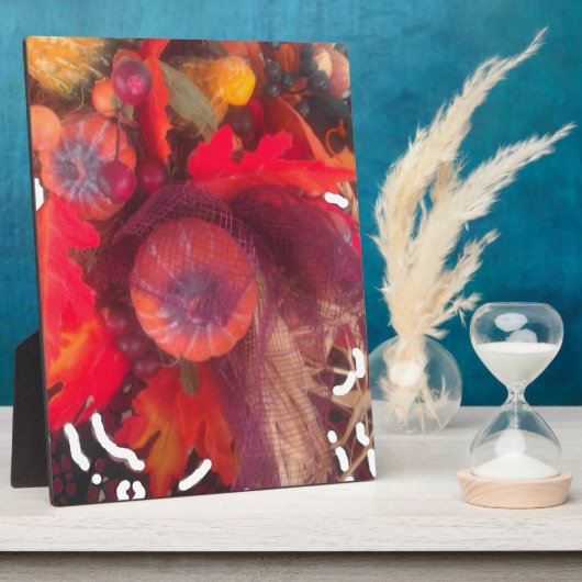 居心地の良い秋のチャーム-秋デコール&ギフト フォトプラーク (側面)