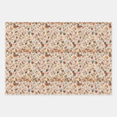 居心地の良い秋の包み紙 ラッピングペーパーシート (正面)