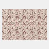 居心地の良い秋の包み紙 ラッピングペーパーシート (正面2)