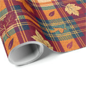 居心地の良い秋の包み紙 ラッピングペーパー (ロールコーナー)