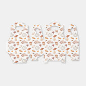 居心地の良い秋の必需品の水彩パターン フェイバーボックス (折り畳みなし)