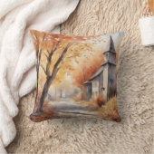 居心地の良い秋の水の色の装飾アクセント クッション (ブランケット)